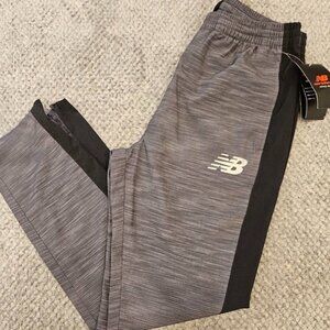 NEW BALANCE Windbreaker Athletic Track Pants Men's Dark Gray - Medium